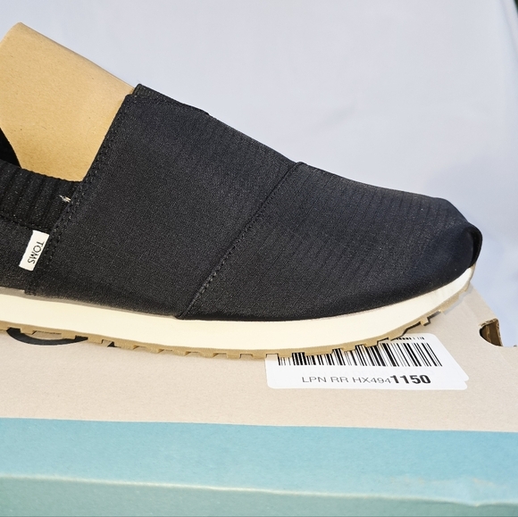 Toms | Mens Resident 2.0 Sneaker Hybrid Travel Loafer In Black Size 13 NWB! main image 14